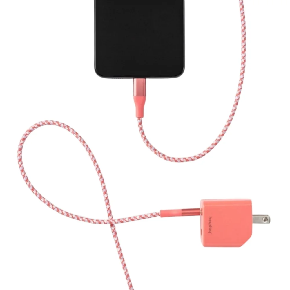 NEW Heyday Pink USB-C Home Charging Kit